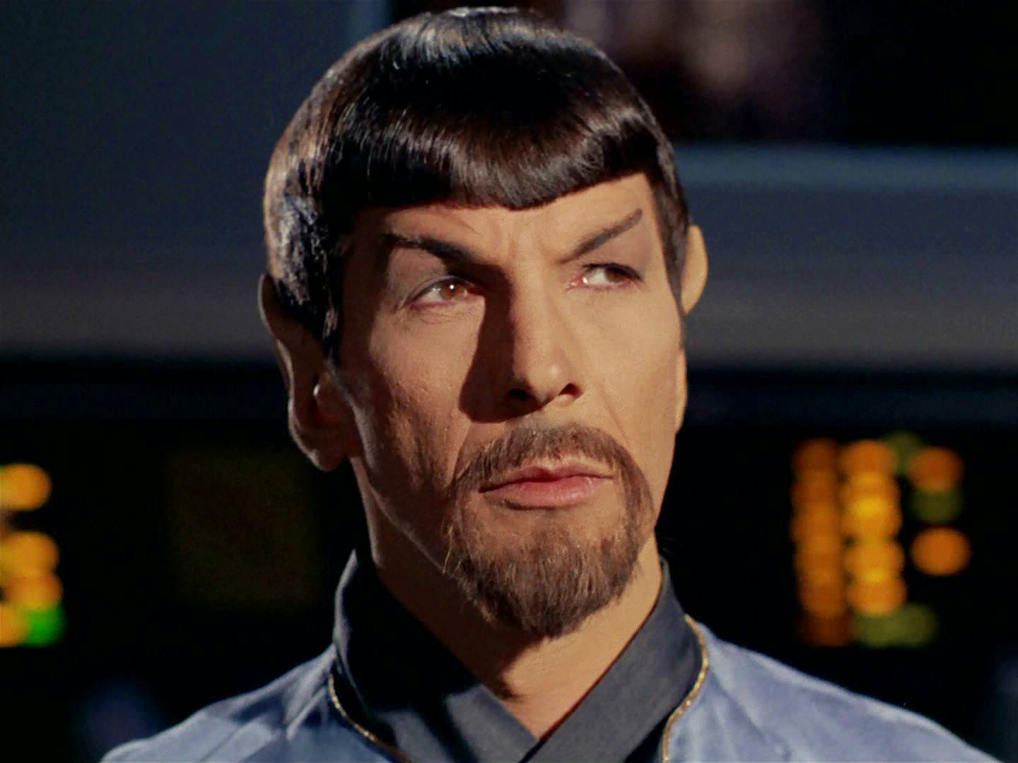 Spock with a goatee
