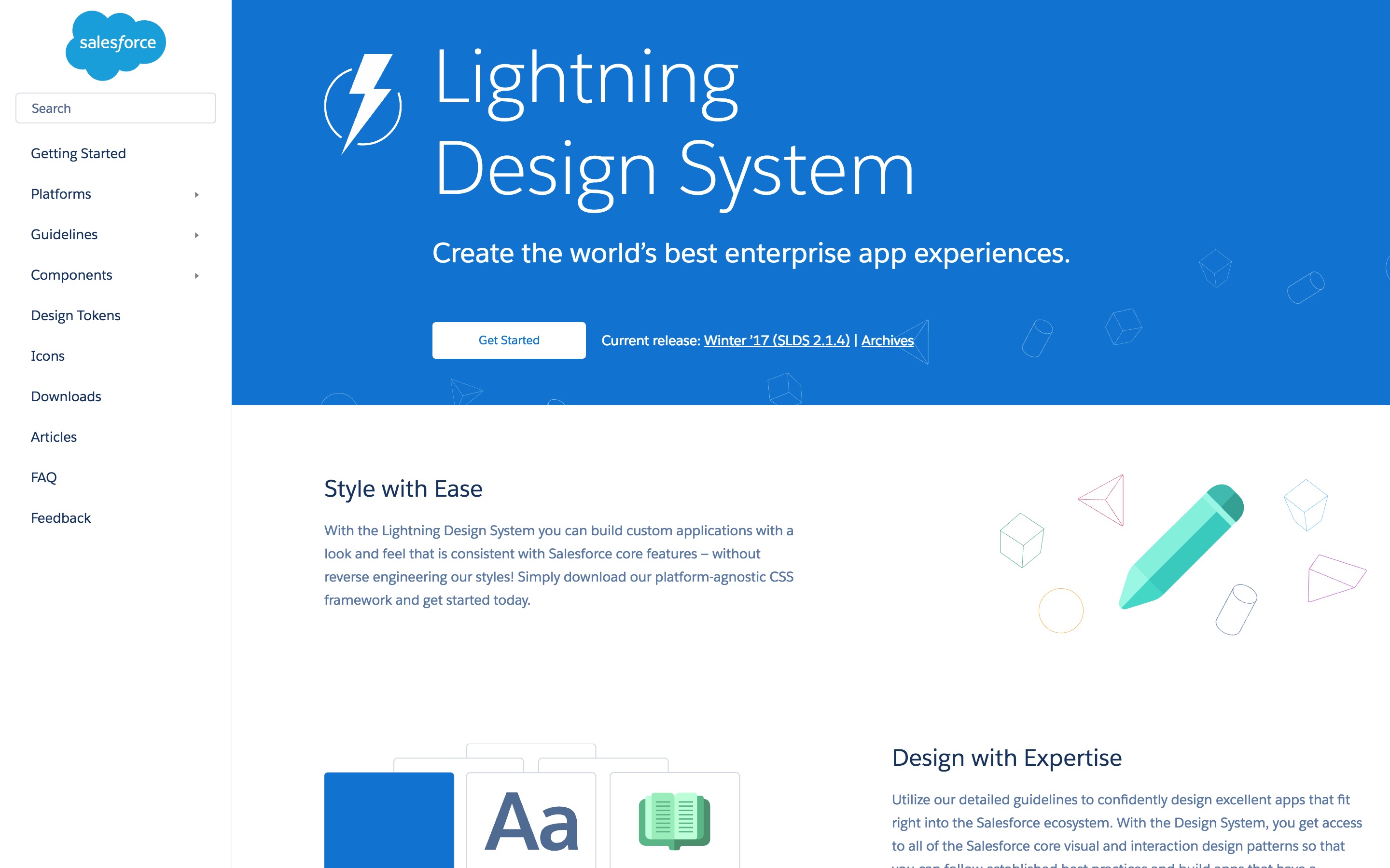 Salesforce Lightning Design System
