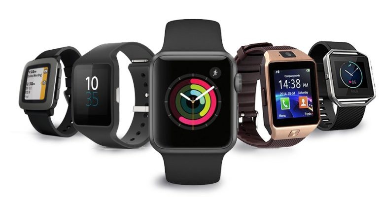 Lineup of smart watches